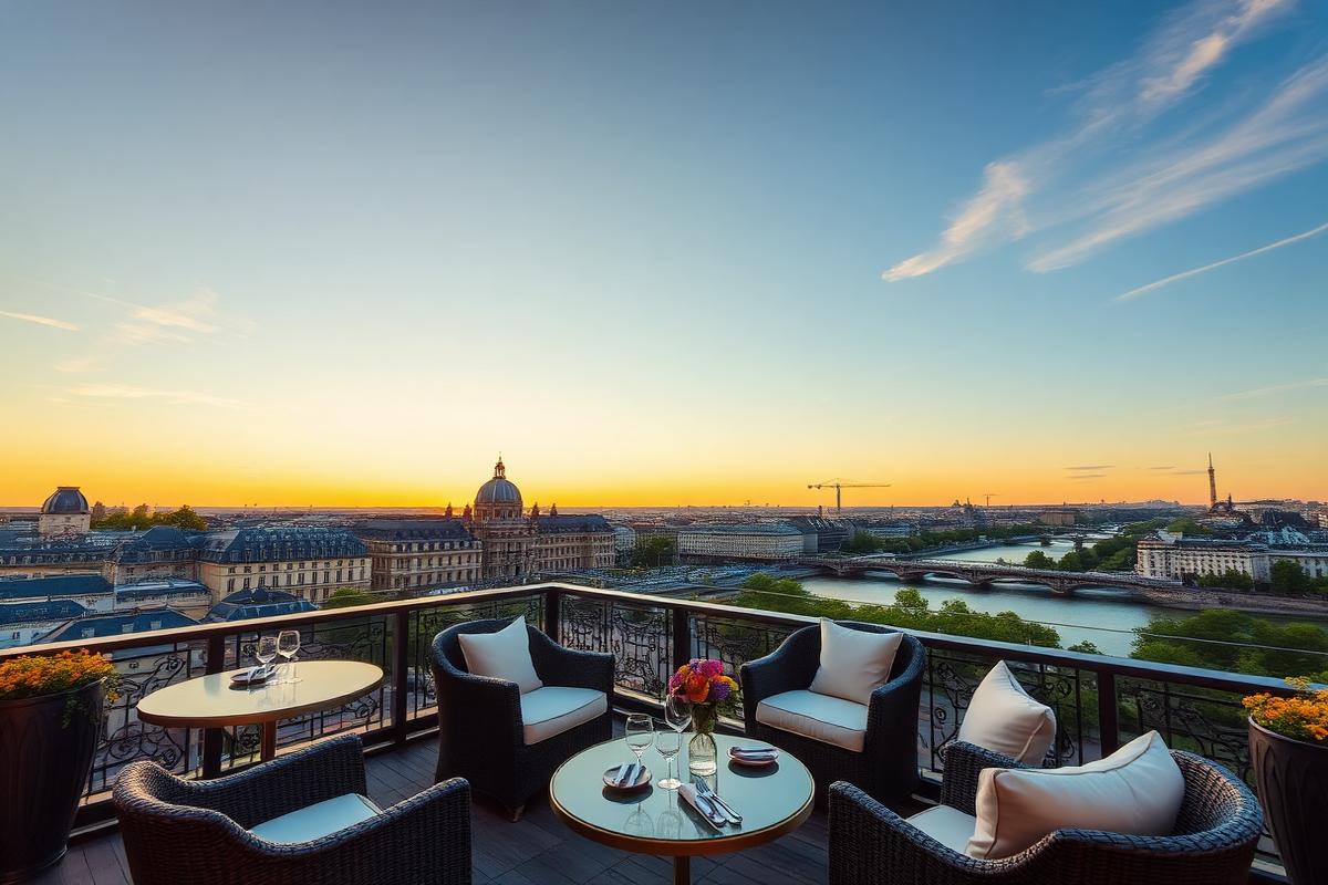 Rooftop Louvre & Seine, hôtel à Paris — Louvre — Rivoli